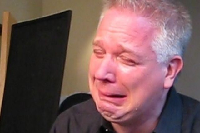 Glen Beck Crying Blank Meme Template