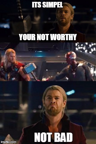 ITS SIMPEL; YOUR NOT WORTHY | image tagged in holy shit | made w/ Imgflip meme maker