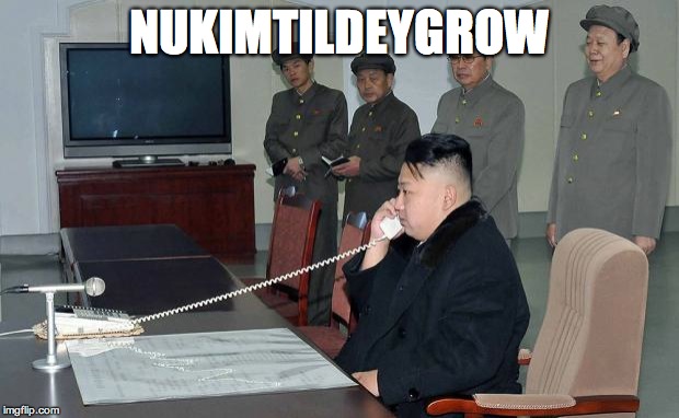 kim jong un | NUKIMTILDEYGROW | image tagged in kim jong un | made w/ Imgflip meme maker