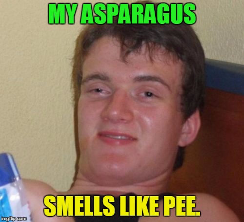 10 Guy | MY ASPARAGUS; SMELLS LIKE PEE. | image tagged in memes,10 guy | made w/ Imgflip meme maker