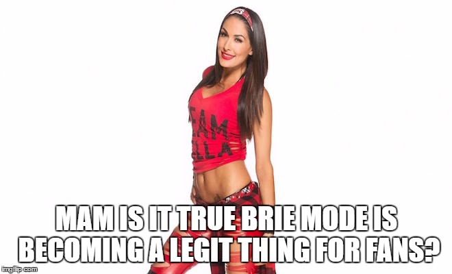 MAM IS IT TRUE BRIE MODE IS BECOMING A LEGIT THING FOR FANS? | made w/ Imgflip meme maker