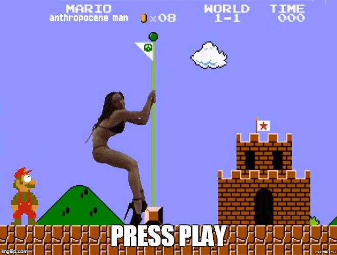 Super Mario Stripper | PRESS PLAY | image tagged in super mario stripper | made w/ Imgflip meme maker