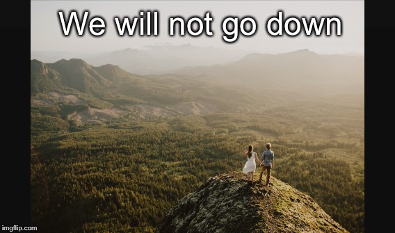 We will not go down | image tagged in lds | made w/ Imgflip meme maker
