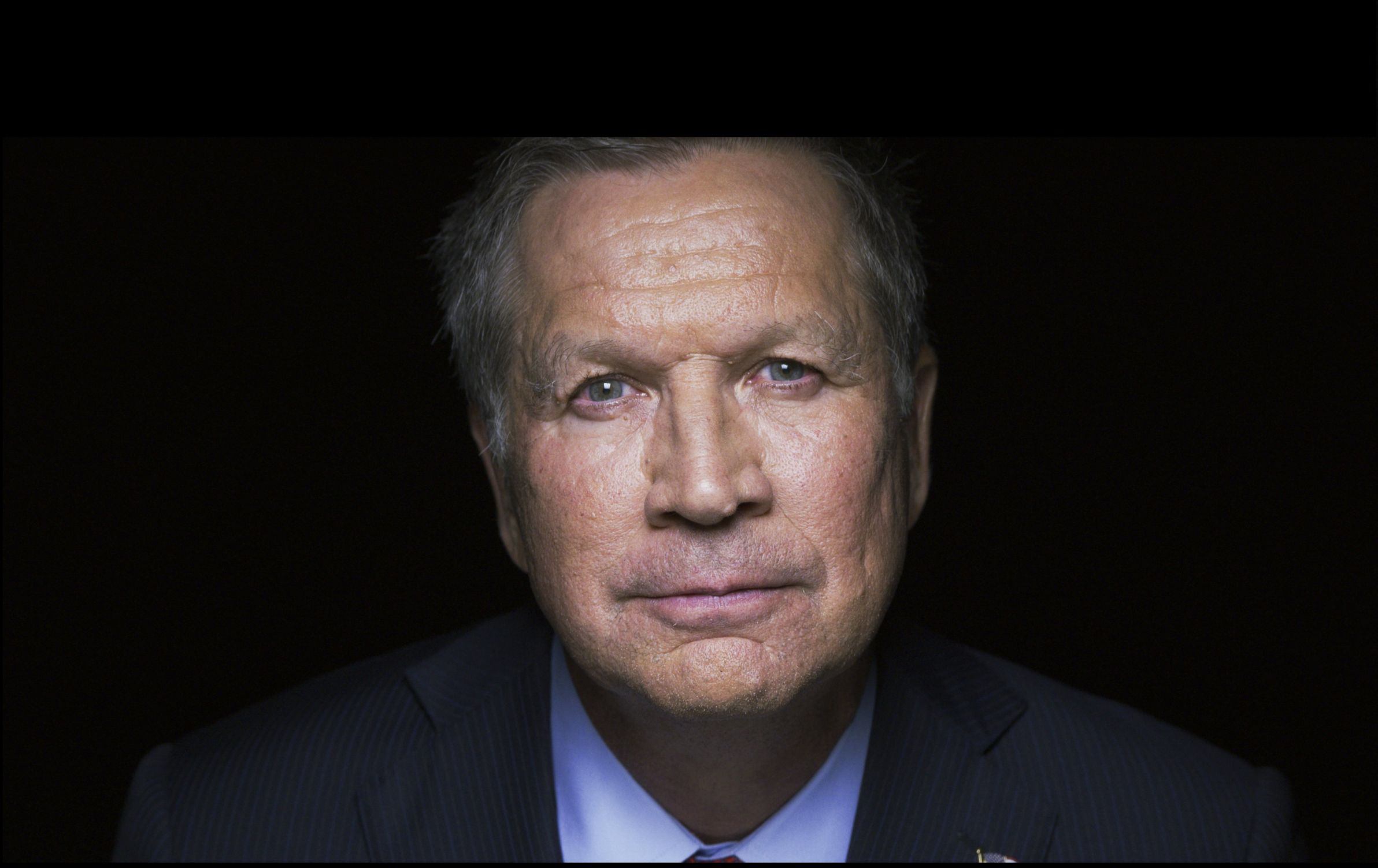 High Quality John Kasich Dark Blank Meme Template