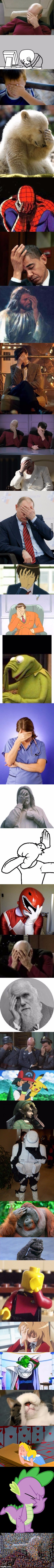 High Quality The Epic Facepalm Blank Meme Template