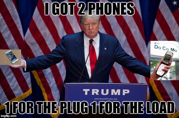i got 2 phones 1 for the plug