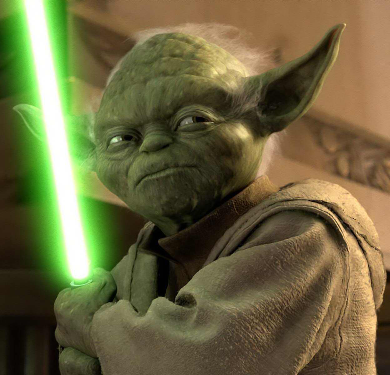 Yoda Focus Blank Meme Template