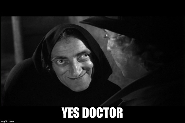 Igor | YES DOCTOR | image tagged in igor | made w/ Imgflip meme maker