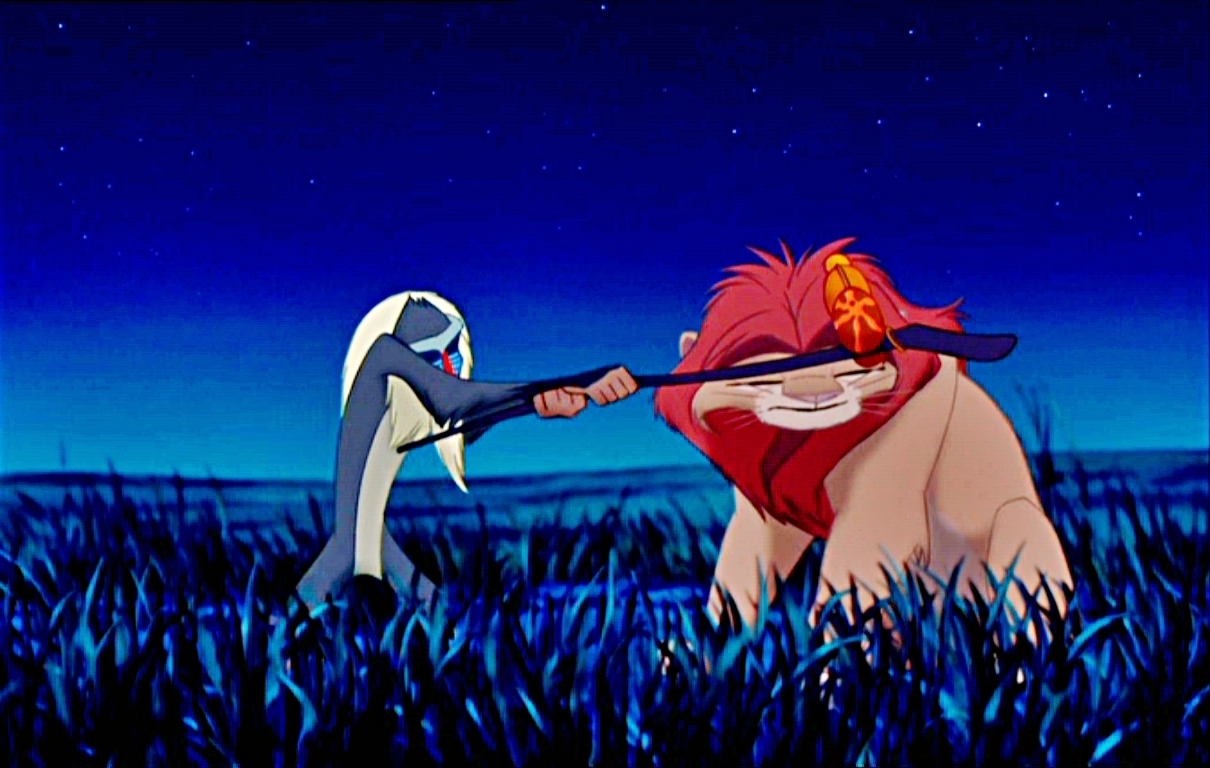 Rafiki Attack Blank Meme Template