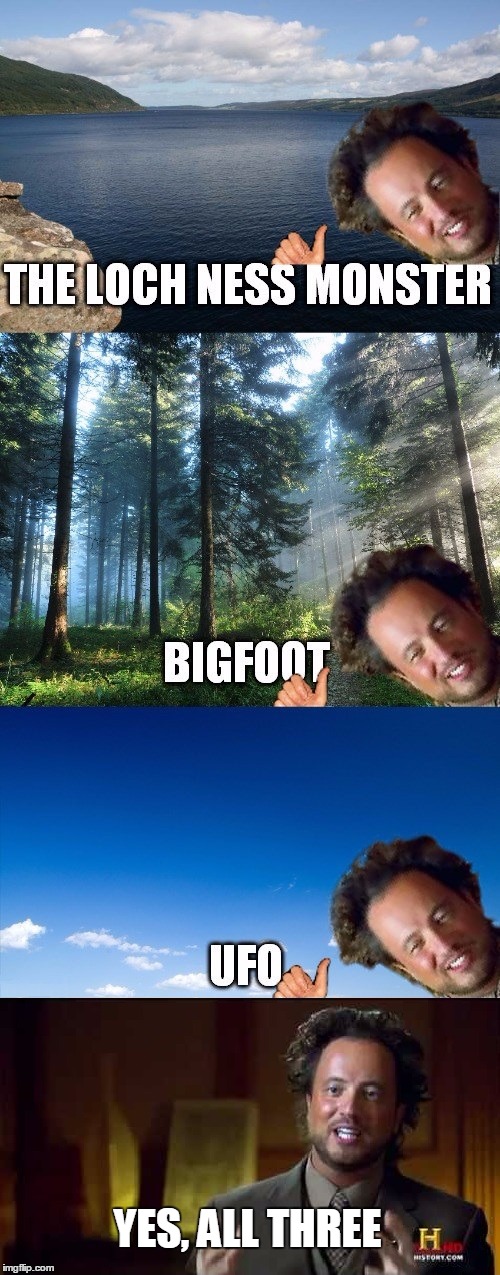 Giorgio knows | YES, ALL THREE | image tagged in ancient aliens,giorgio | made w/ Imgflip meme maker