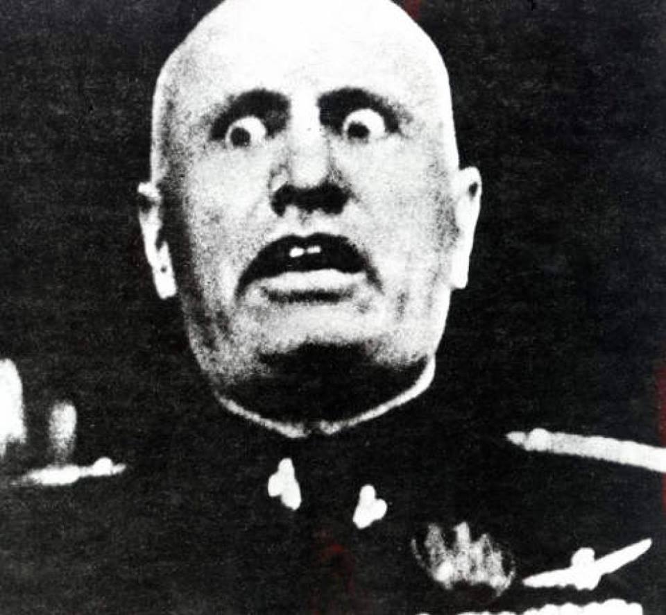 mussolini Blank Meme Template