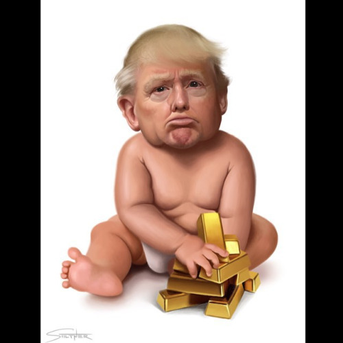 High Quality Trump Baby Blank Meme Template