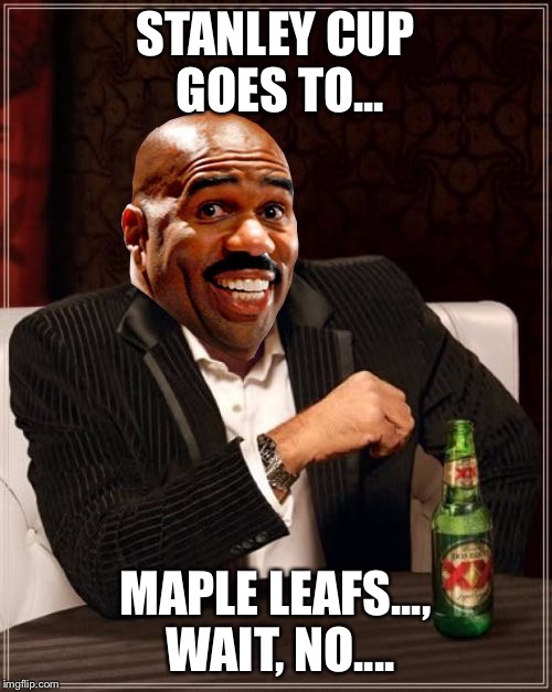 Most Embarrassed Man | STANLEY CUP GOES TO... MAPLE LEAFS..., WAIT, NO.... | image tagged in most embarrassed man | made w/ Imgflip meme maker