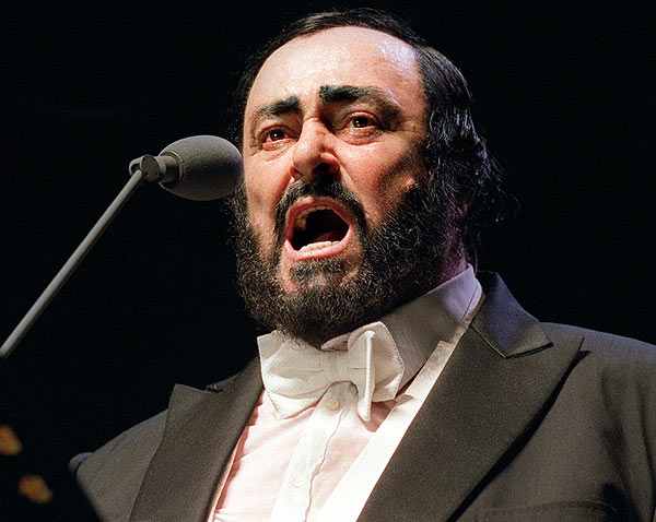 High Quality Pavarotti opera tenor Blank Meme Template