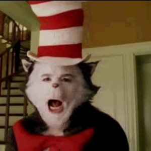 High Quality Cat in the Hat Blank Meme Template