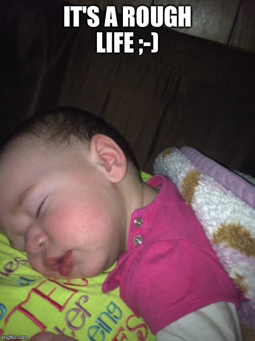 IT'S A ROUGH LIFE ;-) | made w/ Imgflip meme maker