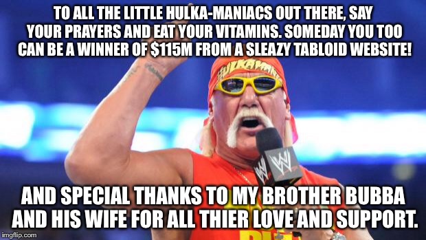 Hulk Hogan Saying Brother Gif