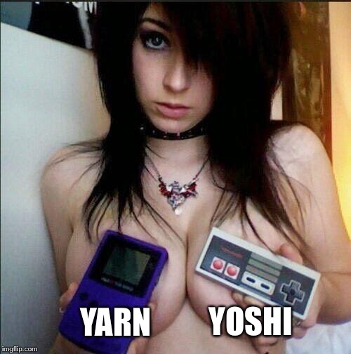 YARN YOSHI | image tagged in yarn yoshi | made w/ Imgflip meme maker