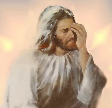 Jesus is disappointed Blank Meme Template