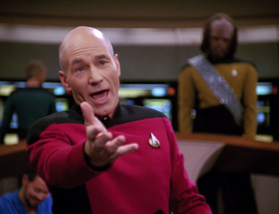 High Quality Picard WTF Blank Meme Template