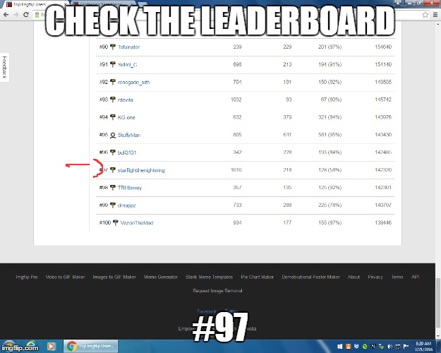 woah | CHECK THE LEADERBOARD; #97 | image tagged in memes,leaderboard,dragon guy,starflight the nightwing,what | made w/ Imgflip meme maker
