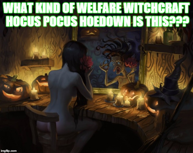 What Kind Of Witchcraft Is This | WHAT KIND OF WELFARE WITCHCRAFT HOCUS POCUS HOEDOWN IS THIS??? | image tagged in witch,wtf,wicked witch,deal with it,disaster girl | made w/ Imgflip meme maker