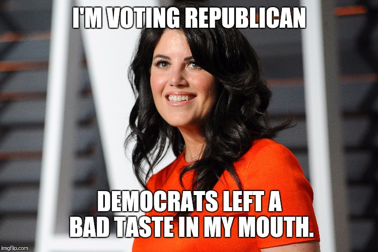I'M VOTING REPUBLICAN DEMOCRATS LEFT A BAD TASTE IN MY MOUTH. | made w/ Imgflip meme maker