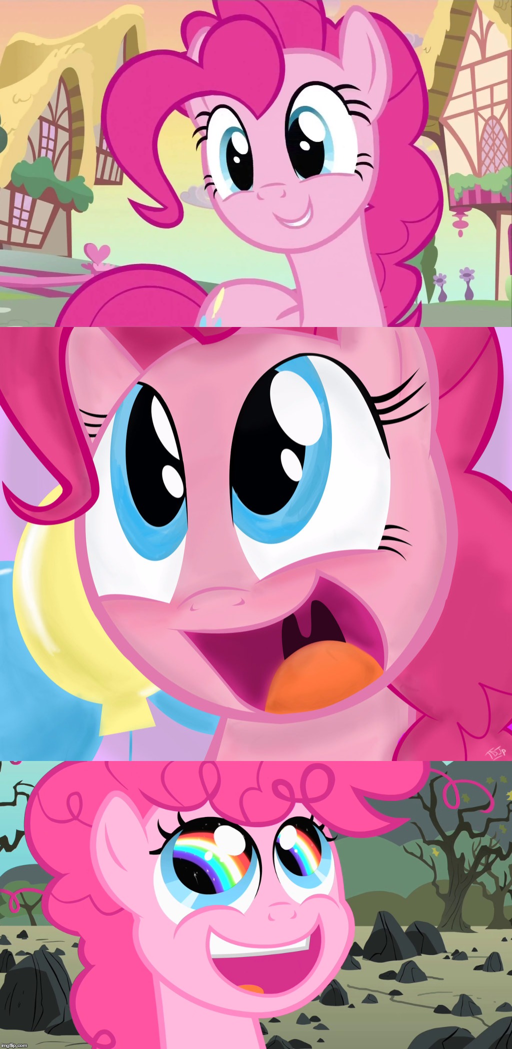 Bad Pun Pinkie Pie Blank Meme Template
