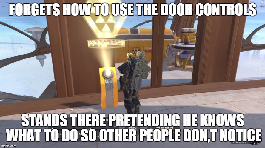 how do you use this | FORGETS HOW TO USE THE DOOR CONTROLS; STANDS THERE PRETENDING HE KNOWS WHAT TO DO SO OTHER PEOPLE DON,T NOTICE | image tagged in ok i think i need a manual,skyforge | made w/ Imgflip meme maker