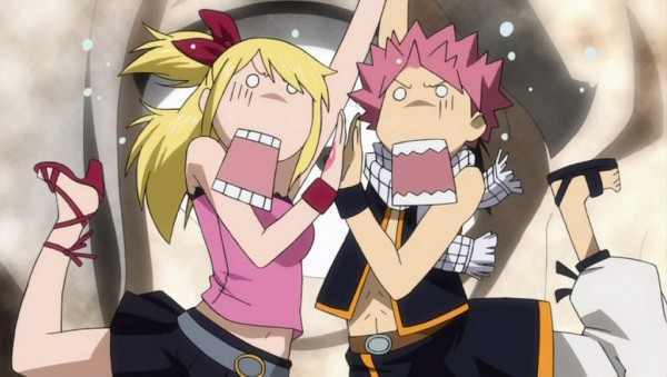 Natsu and Lucy discover Lucy Death Fanfiction Blank Meme Template