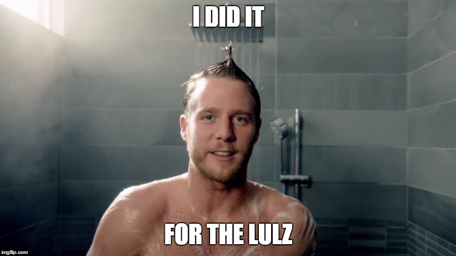 THE LULZ MAN!!! THE LULZ!!!!! | I DID IT; FOR THE LULZ | image tagged in limitless,funny | made w/ Imgflip meme maker