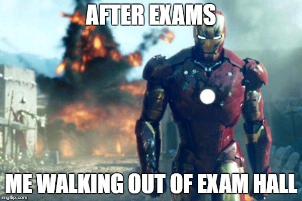 Walking out of class after killing an exam  | AFTER EXAMS; ME WALKING OUT OF EXAM HALL | image tagged in walking out of class after killing an exam | made w/ Imgflip meme maker