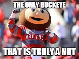 THE ONLY BUCKEYE THAT IS TRULY A NUT | made w/ Imgflip meme maker