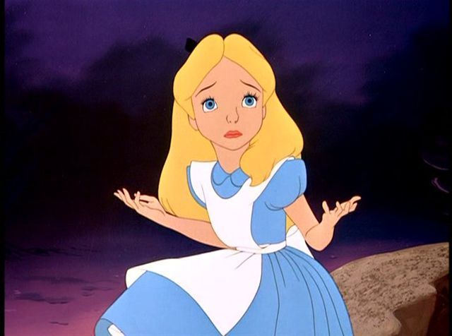 Alice in Wonderland Blank Meme Template