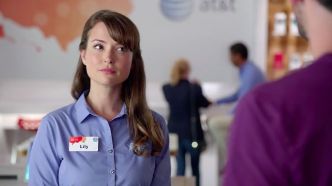 High Quality AT&T Girl Blank Meme Template