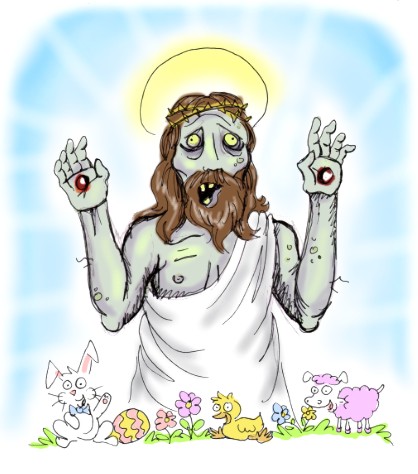 Zombie Jesus Blank Meme Template