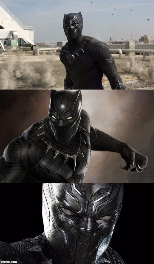 Bad Pun Black Panther Blank Meme Template