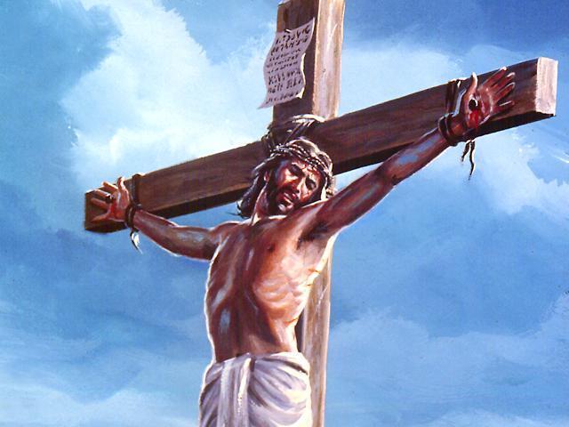 High Quality Jesus crucified Blank Meme Template