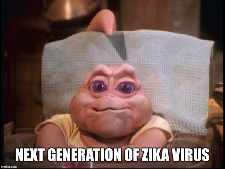 NEXT GENERATION OF ZIKA VIRUS | image tagged in zika virus | made w/ Imgflip meme maker