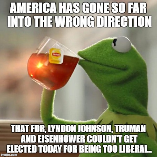 But That's None Of My Business Meme | AMERICA HAS GONE SO FAR INTO THE WRONG DIRECTION THAT FDR, LYNDON JOHNSON, TRUMAN AND EISENHOWER COULDN'T GET ELECTED TODAY FOR BEING TOO LI | image tagged in memes,but thats none of my business,kermit the frog | made w/ Imgflip meme maker