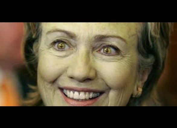 Alien Hillary Clinton Blank Meme Template
