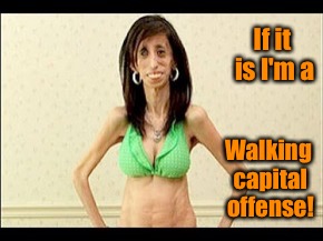 If it is I'm a Walking capital offense! | made w/ Imgflip meme maker