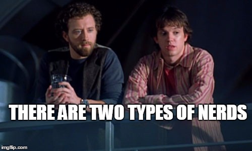 THERE ARE TWO TYPES OF NERDS | image tagged in memes,bones | made w/ Imgflip meme maker