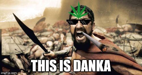 Sparta Leonidas |  THIS IS DANKA | image tagged in memes,sparta leonidas | made w/ Imgflip meme maker