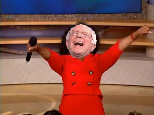 bernie sanders oprah Blank Meme Template