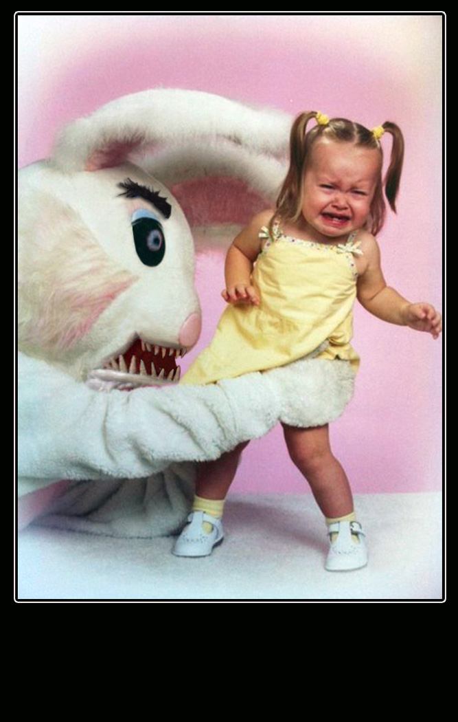 Evil Easter Bunny Blank Meme Template