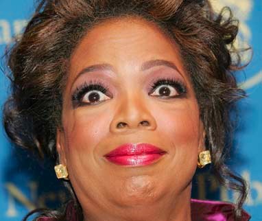 Oprah on crack Blank Meme Template