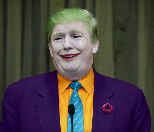 trump joker Blank Meme Template