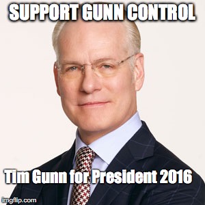 President Gunn | SUPPORT GUNN CONTROL; Tim Gunn for President 2016 | image tagged in politics | made w/ Imgflip meme maker