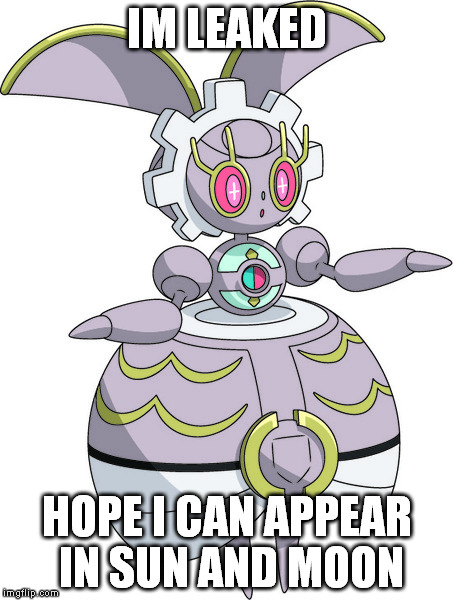 IM LEAKED; HOPE I CAN APPEAR IN SUN AND MOON | image tagged in magiana | made w/ Imgflip meme maker